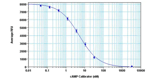 cAMP 検量線